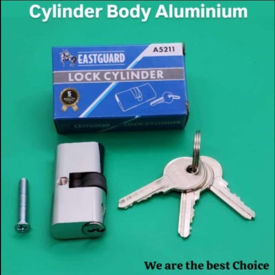 Kunci Cylinder Pintu Aluminium / Kunci Silinder Biasa