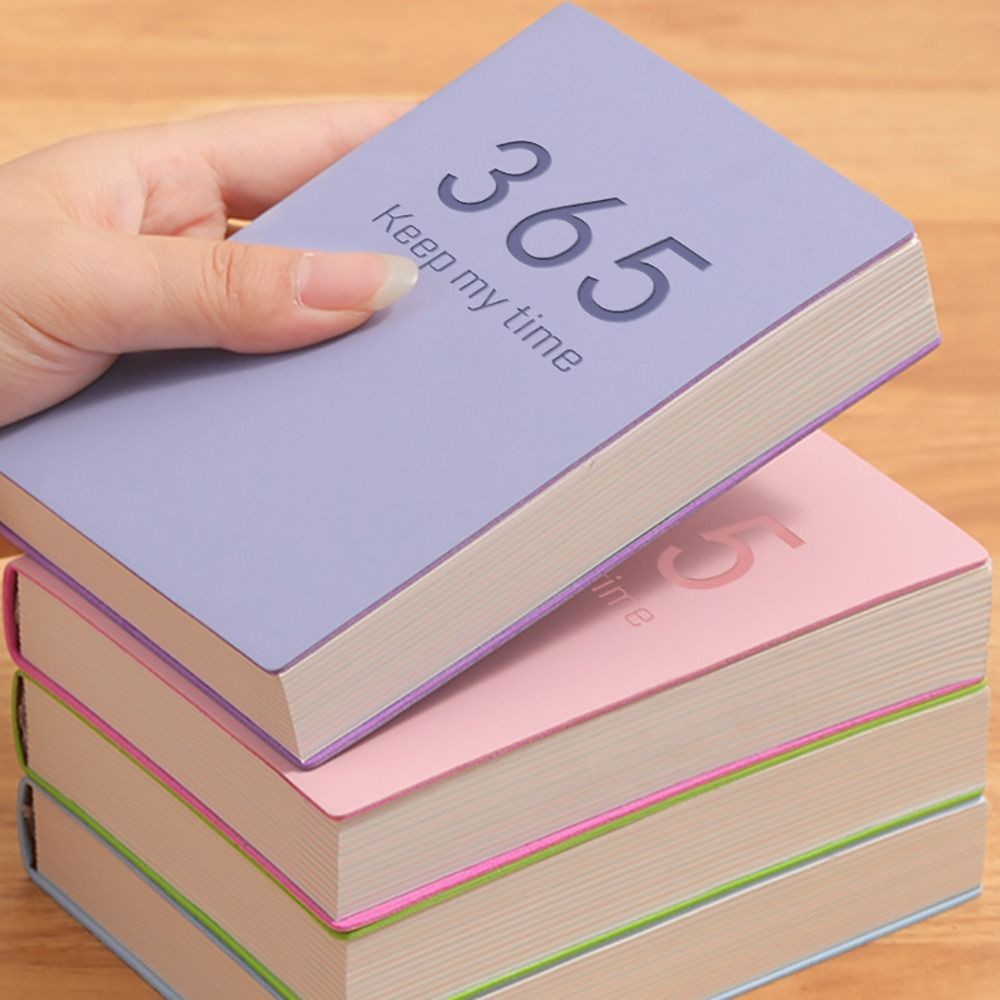 

B6 Agenda Book Portable 365 Days Diary Weekly Planner Notebooks To Do List English Notepad With Calendar School Office Supplies