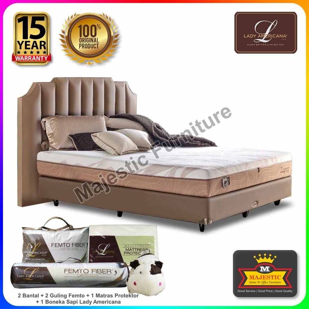 Set Spring Bed - Lady Americana Legacy Vermont - Jogja