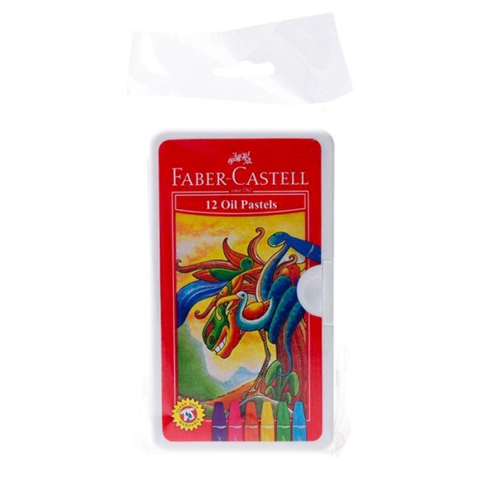 

crayon Faber Castell Hexagonal Oil Pastel 12 Warna 120063ON