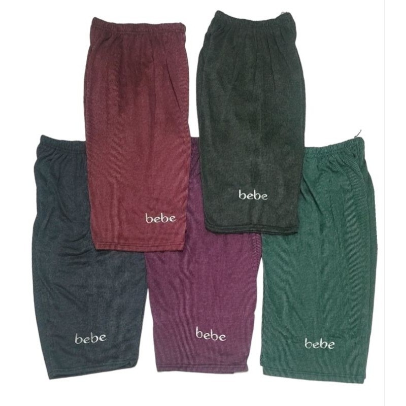 Termurah Celana Pendek Harian Celamis 7/8 Bebe Salur Teresa