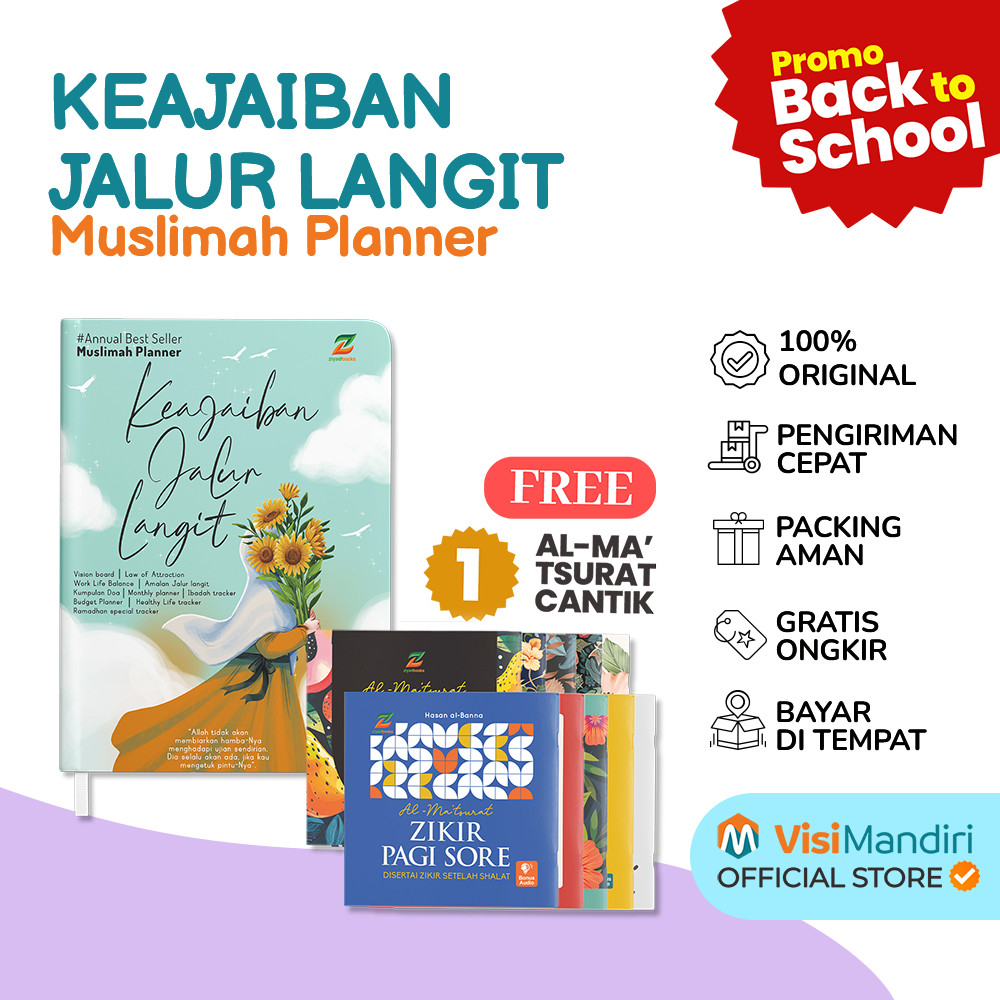 

[READY] Visi Mandiri - Keajaiban Jalur Langit - Muslimah Planner