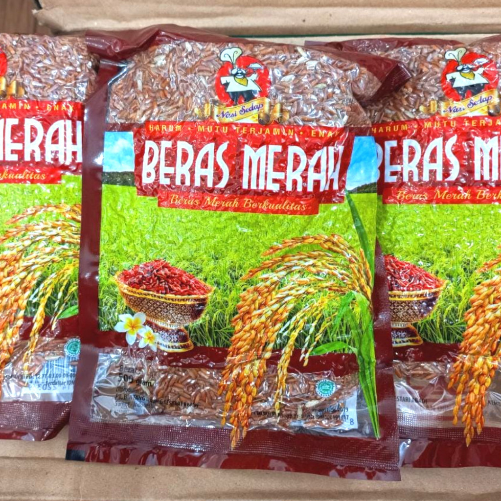 

DK50 - Beras Merah Nasi Sedap Pulen Cocok Untuk Diet isi 500 gr