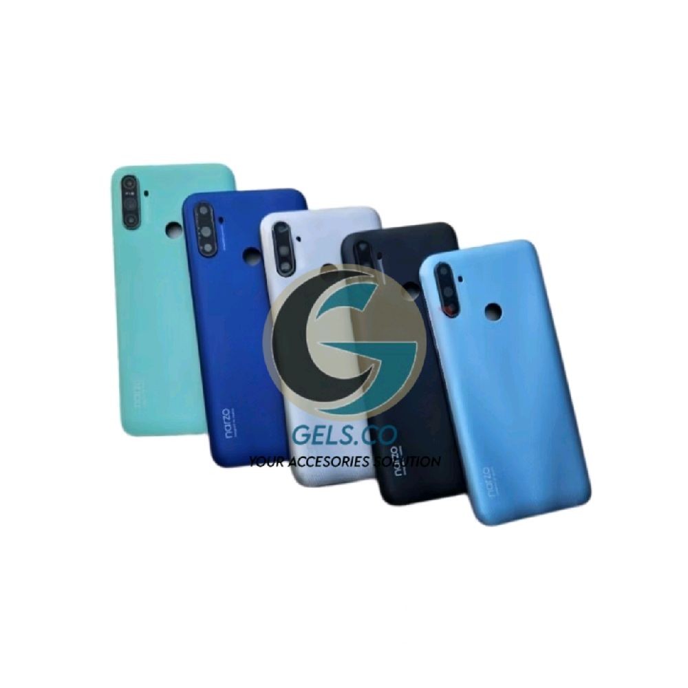 BACKDOOR  REALME NARZO 20A TUTUP BELAKANG KESING BACK COVER