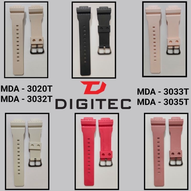 Strap/Tali Jam tangan digitec MDA-3020T, MDA-3033T, MDA-3032T, MDA-3035T  Original