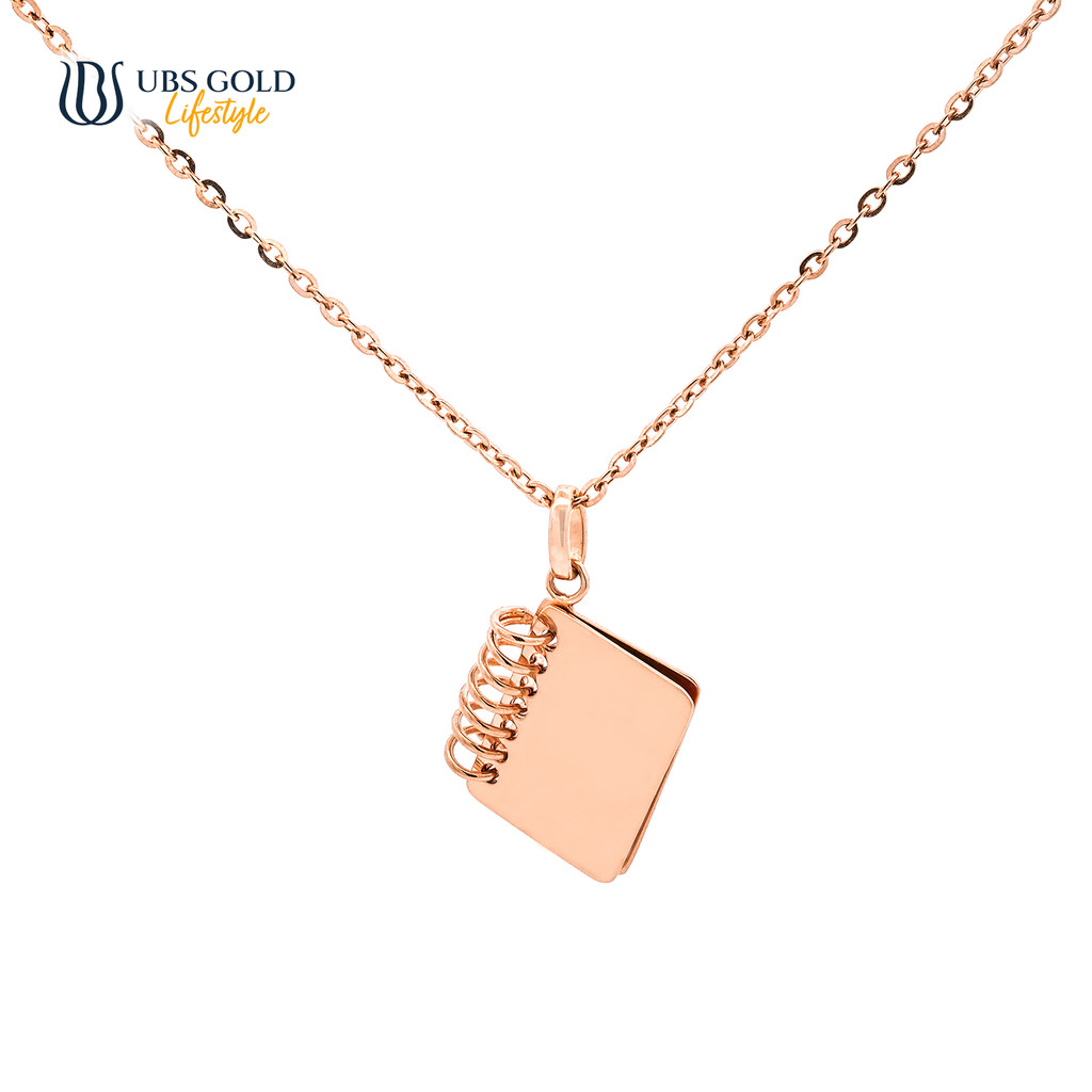 UBS Gold Kalung Emas Lettera - Kkv15817 - 17K