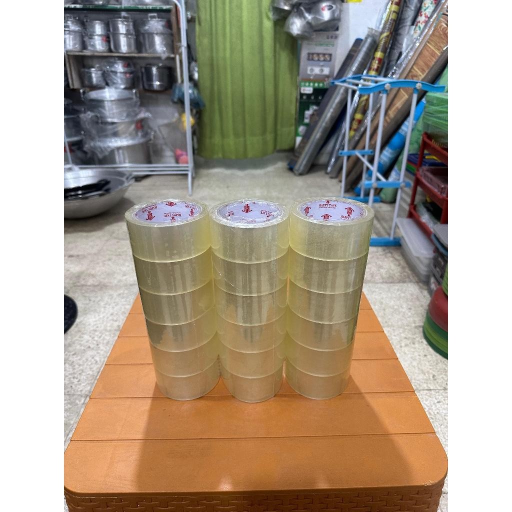 

Lakban bening 100 Yard Besar Tebal 100% Lengket Original Pabrik