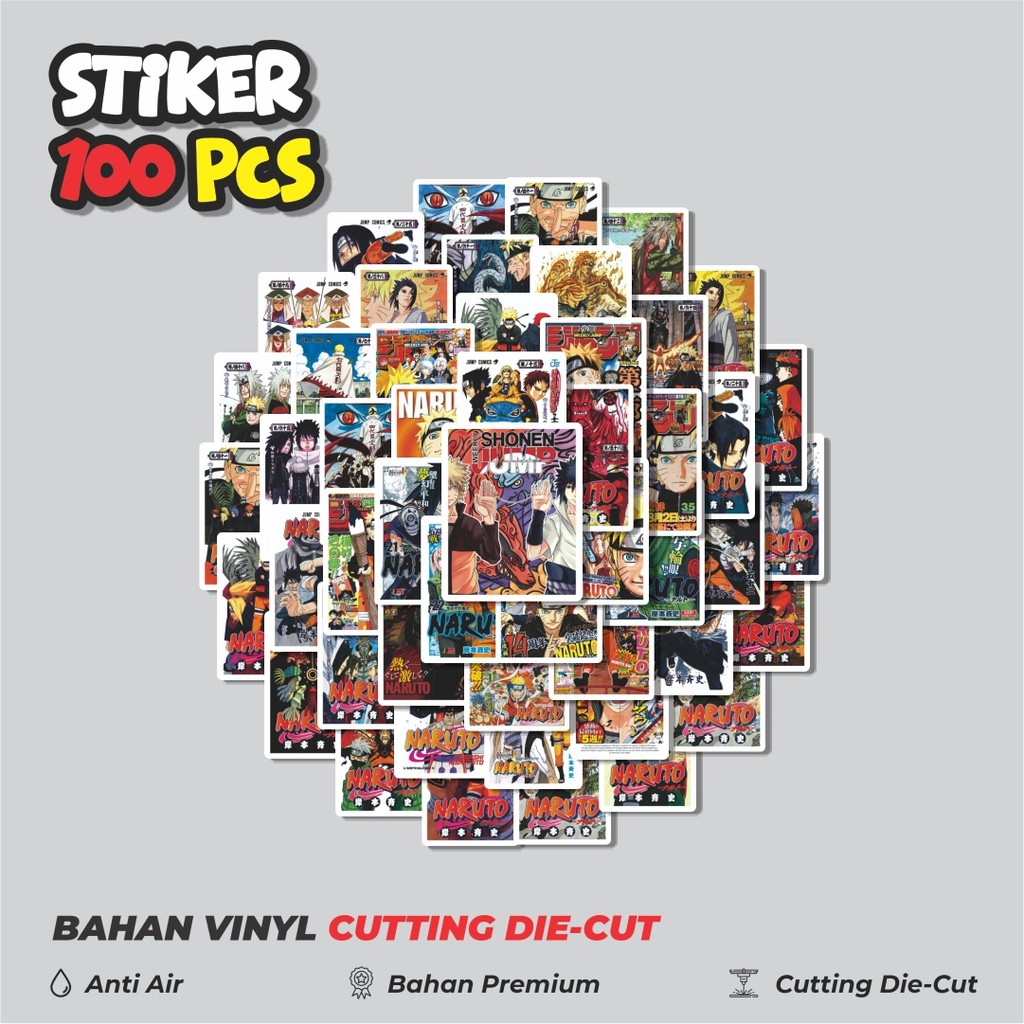 

Terbaru! 50 pcs Stiker Anime Naruto Dekorasi Lucu Kreatif untuk Notebook, Skateboard, HP