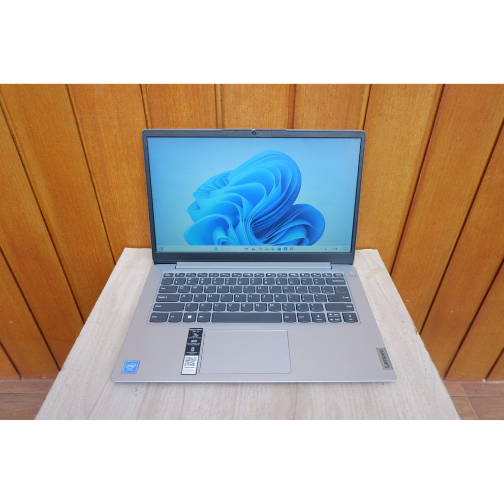 Laptop Lenovo Ideapad Slim 1i Intel Celeron N4020 Ram 16Gb 512Gb Normal Siap Pakai - Leptop Laptop M