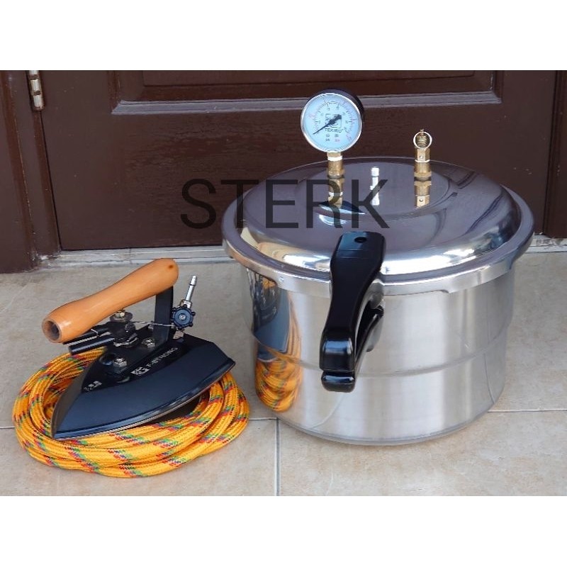 Setrika Uap Boiler Laundry Model Presto 12 Liter