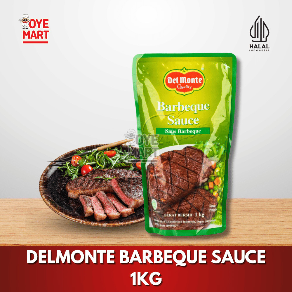 

DELMONTE BARBEQUE SAUCE 1 KG / SAUS DAGING SAPI PANGGANG