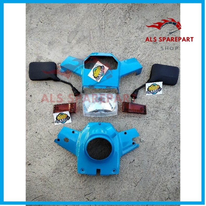 BATOK KEPALA RC 100 KEPALA BRAVO TOTOK RC100 BRAVO BIRU MUDA