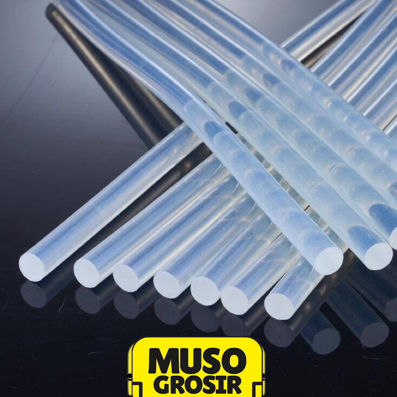 

MUSO | REFILL ISI Lem Tembak Glue Stick 20cm x 7mm Refill BONNEX Gun Sticks Hot Melt Lilin Bening Cair Panjang 20 cm