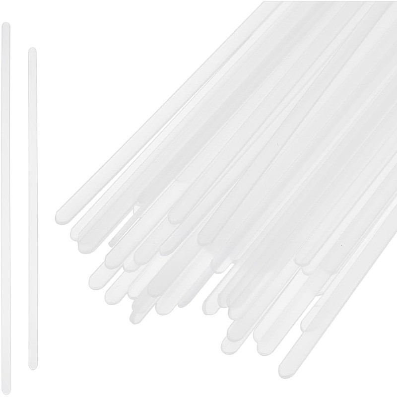 

48Pcs PP Plastic Boning 7.8/9.8 inch Corset Webbing Boning 6mm Wide for Bridal Dress Bustle Handmade Craft Wedding Dresses DIY