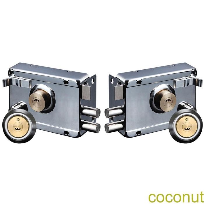 

Exterior Iron Door Locks Security Anti-theft Lock Multiple