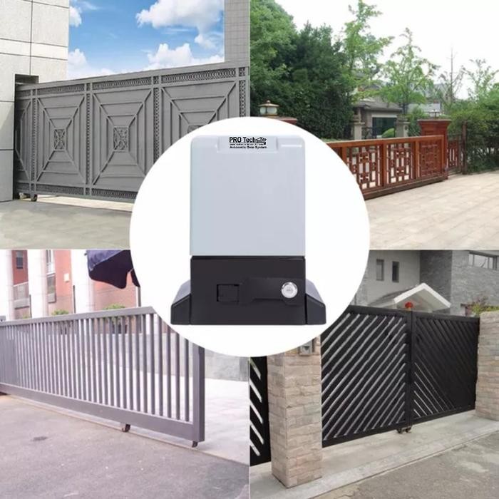 

Automatic Sliding Gate Motorized PRO Tech Mesin Pagar Otomatis Remot - PRO-1000s