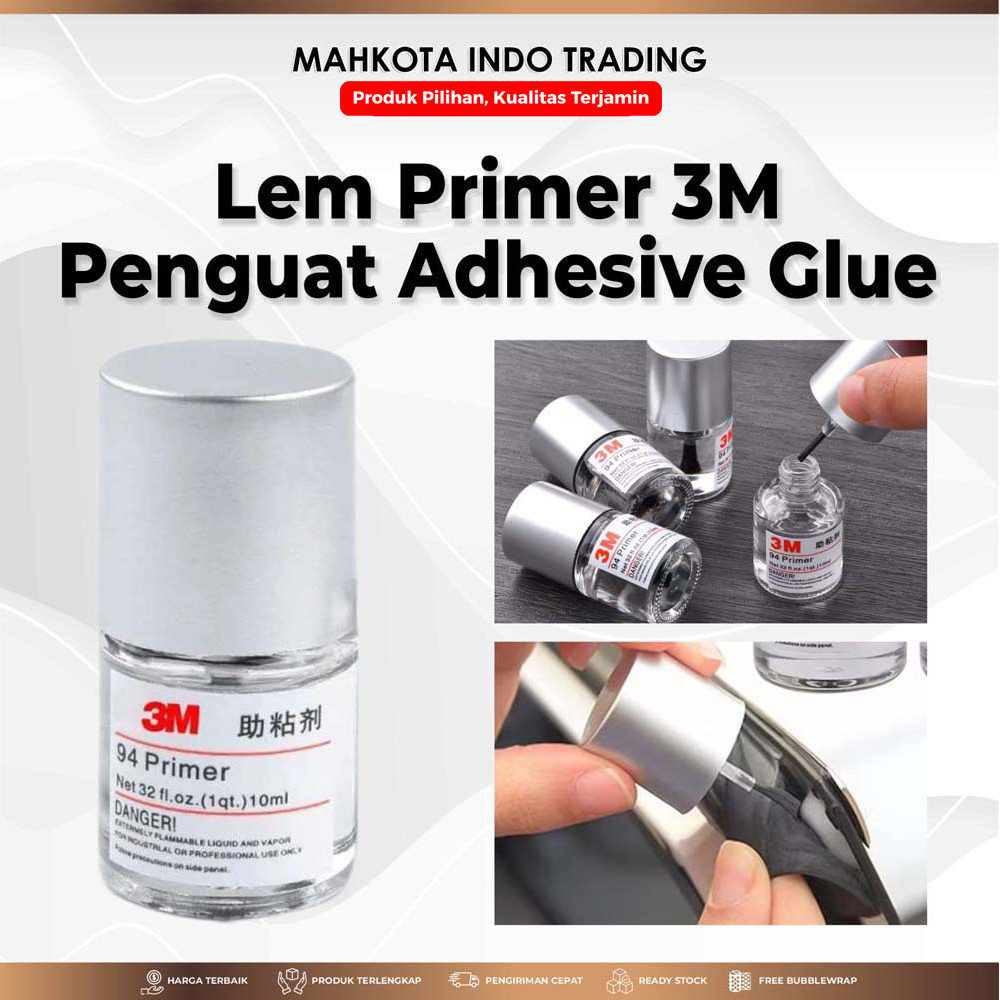 

Lem Primer Penguat Perekat Double Tape 10ml Perekat Dasar Akrilik Plastik VHB Foam Tape