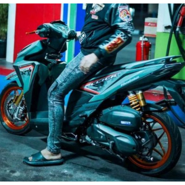 STRIPING TRANSPARAN CLICK VARIO LED OLD 125/150 2015-2017 CLICK VERSION