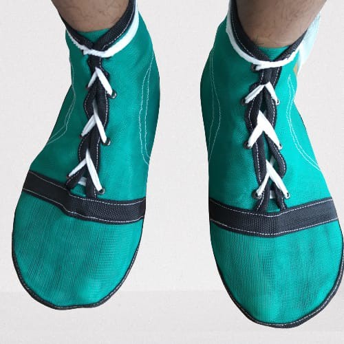 Sepatu kasa sawah safety Anti keong  kol dari waring - pelindung alas kaki kol kebun tembus air