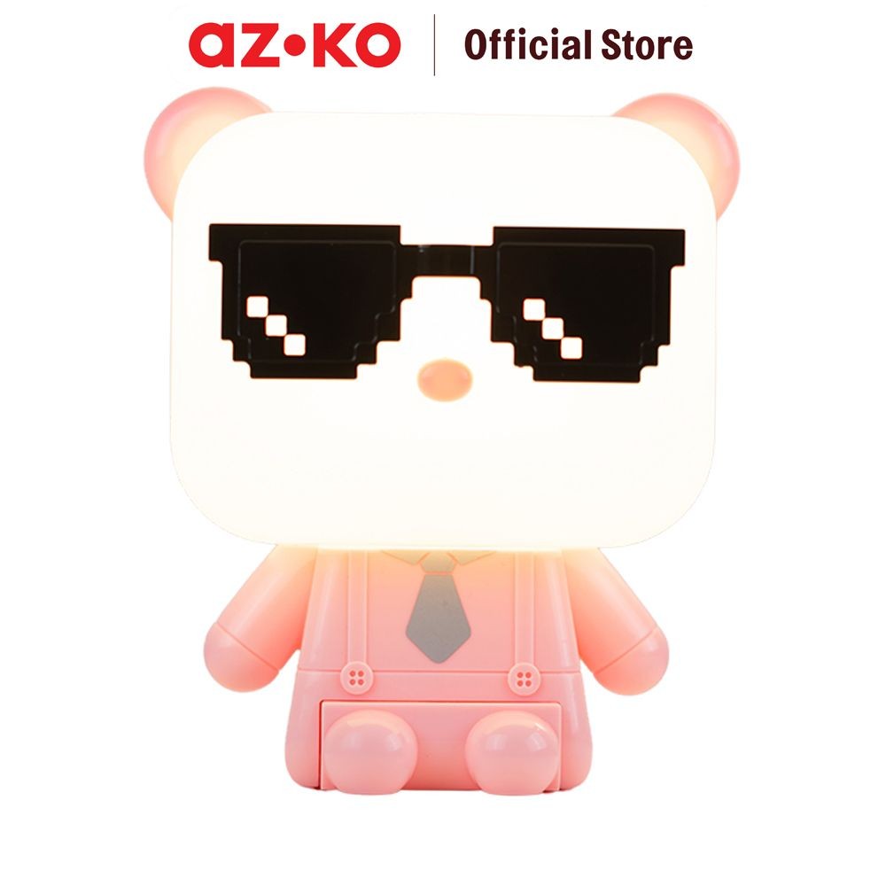 AZKO Eglare Lampu Meja Cube Bear E14 Multifunctional Table Lamp Lampu Baca Dan Belajar Serbaguna Pen