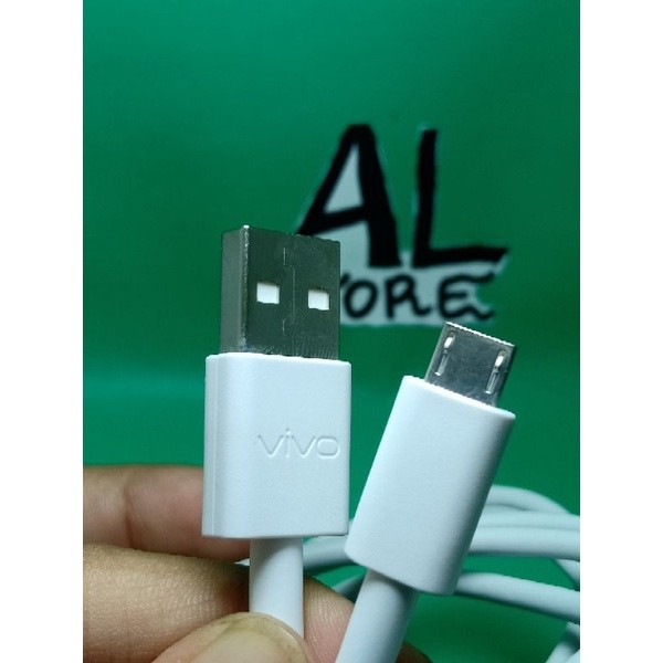 Kabel Data Vivo Kode 19 FAST CHARGING Asli Bawaan Hp 18Wat 5Wat 10Wat Original 100% USB Micro Ori