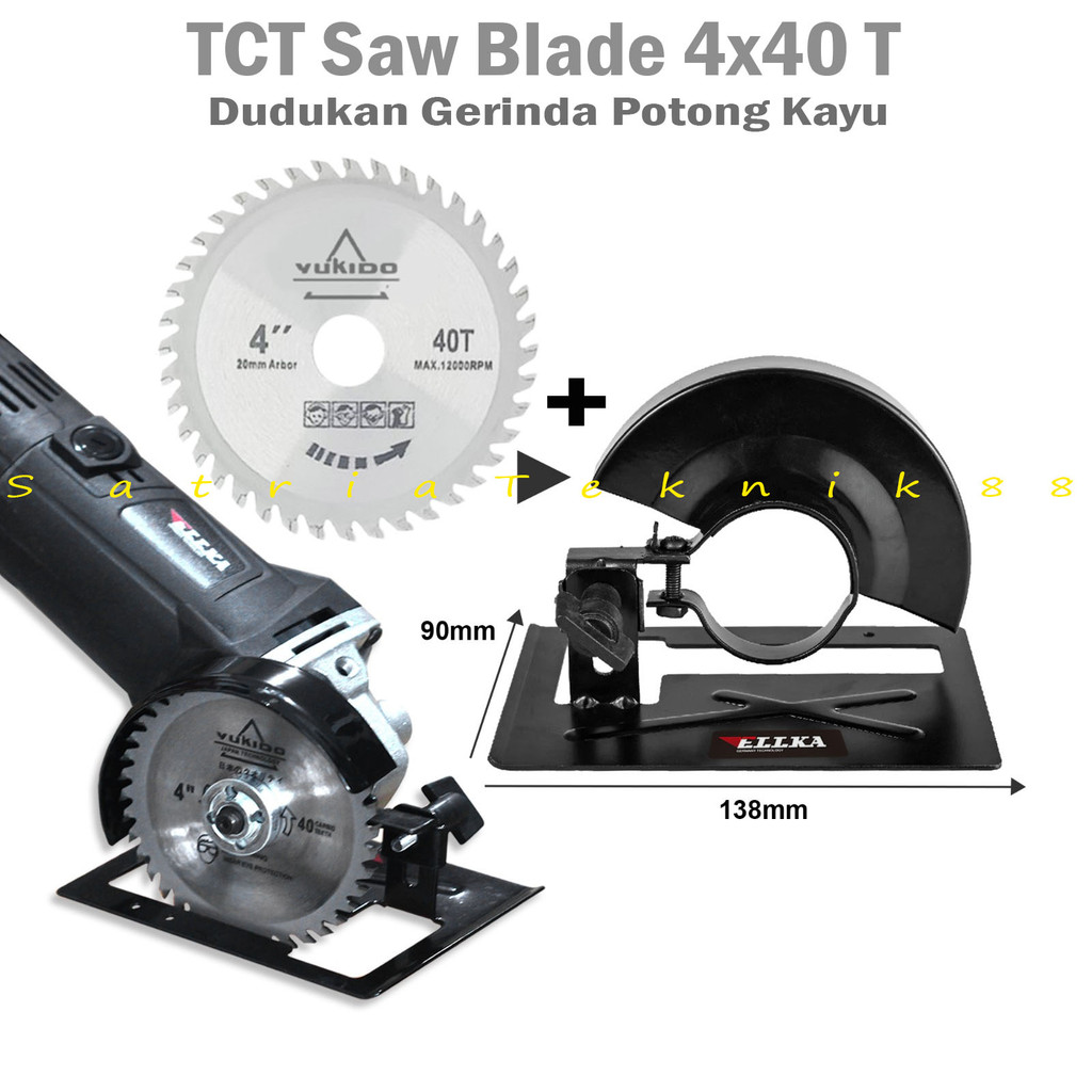 

NEW PRODUK!!!! STAND GERINDA CIRCULAR SAW GERINDA - Dudukan Gerinda Holder Potong Kayu + TCT SAW BLADE 4X40T