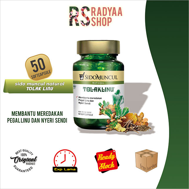 Sido Muncul Natural Tolak Linu Soft Capsule 50 Kapsul