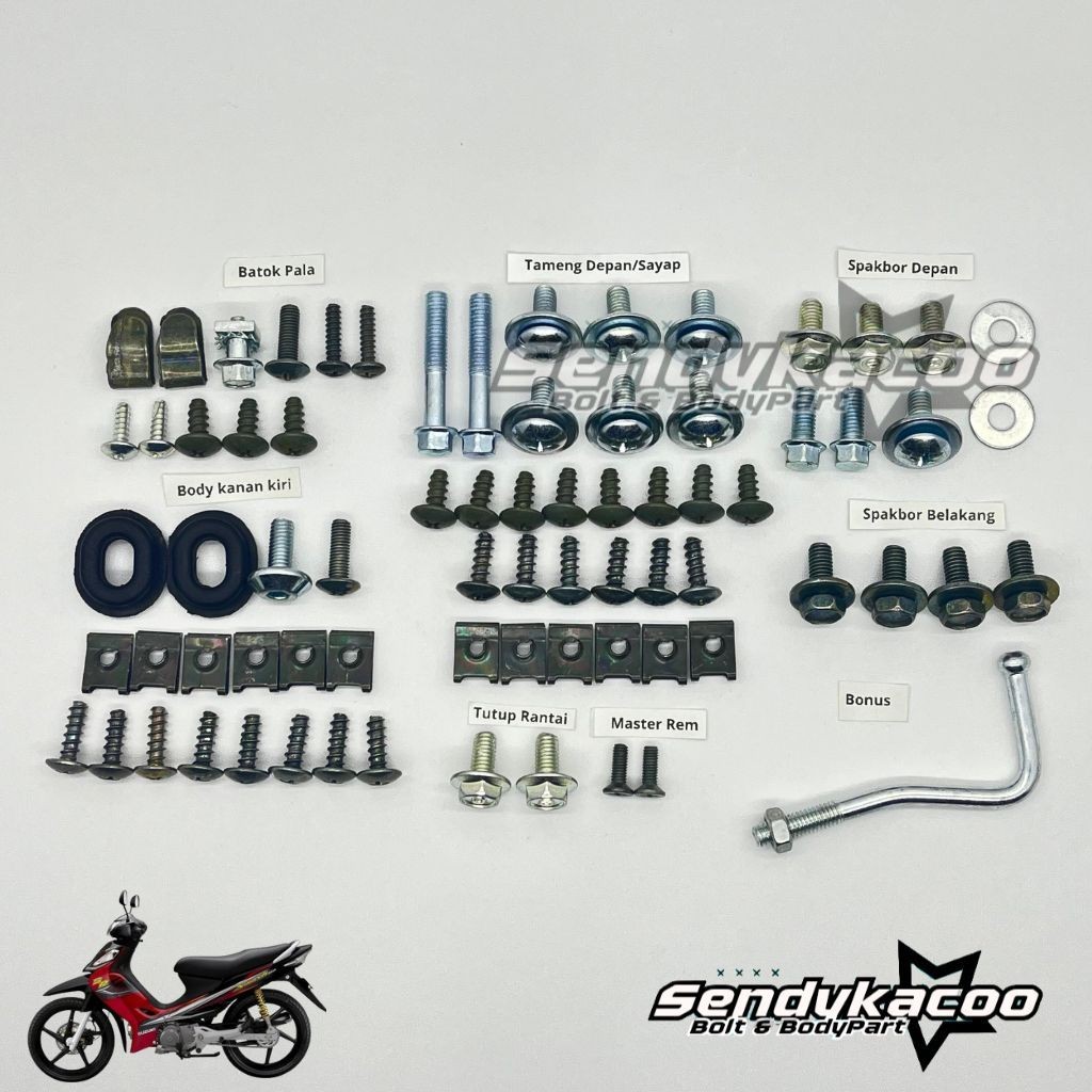 baut body smash 110 new - body smash 110 lama