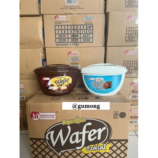 

( Paket isi 2 ) Choco Chip/Wafer Coklat Marindo Cube