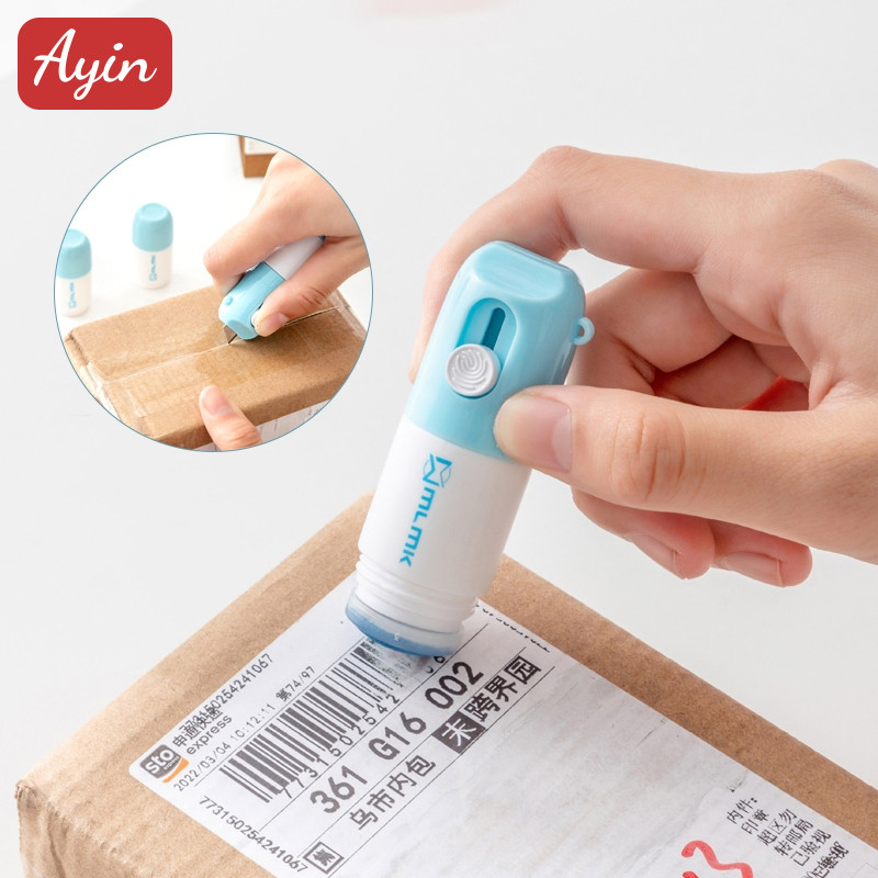 

Box Opener Roller Stamp Cutter / Pembuka dan Penghapus Resi Paket