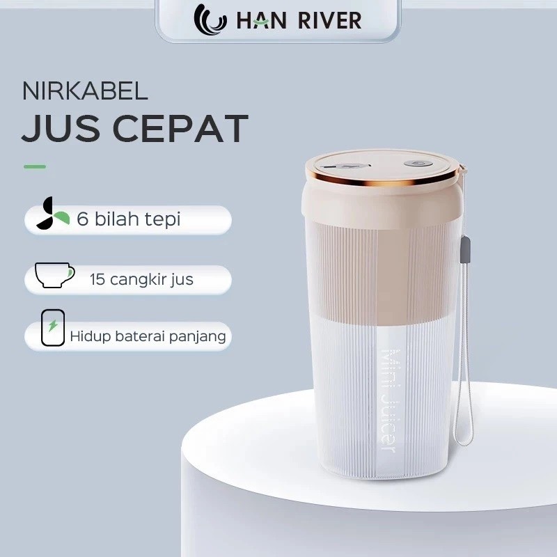 HAN RIVER BLENDER PORTABLE JUICE CUP HRJC03WT