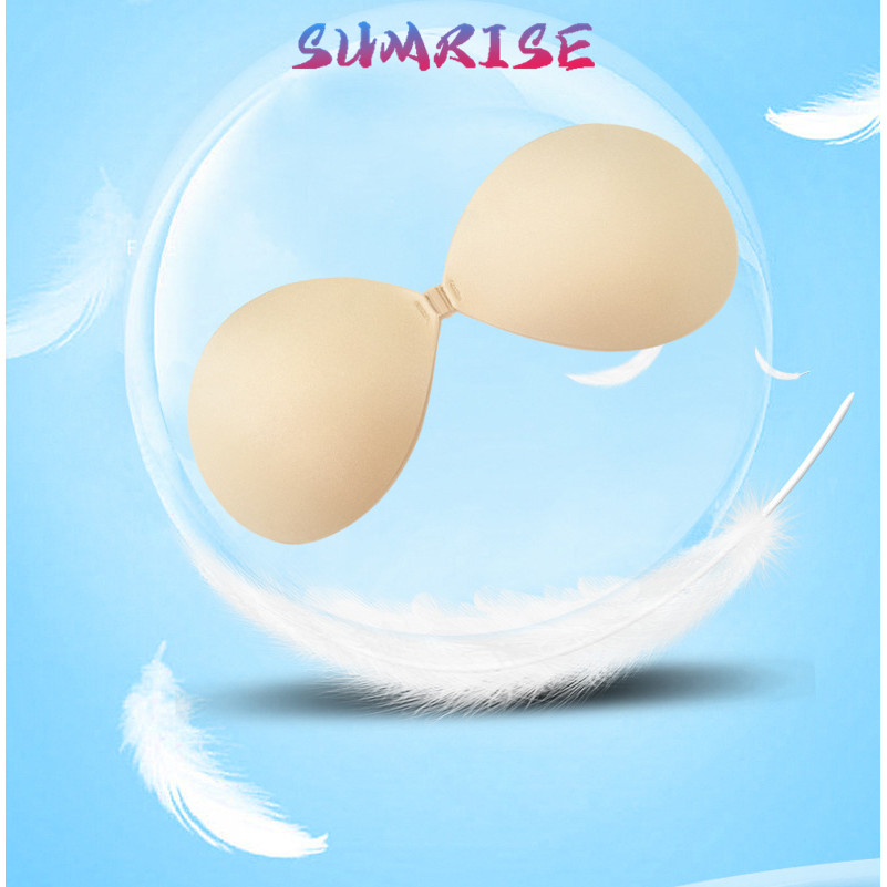 Bra Tempel Push Up Backless Bra Tanpa Tali Invisible Strapless Bra Angel Bra Kait Depan Backless Sel