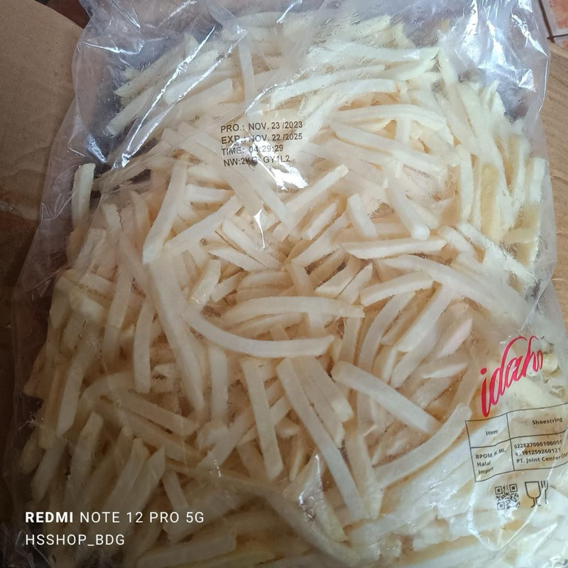 

Kentang goreng Idaho Shoestring 2kg