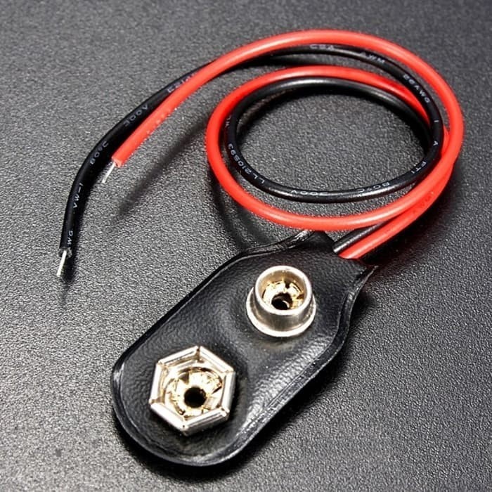 Kabel Baterai 9 Volt - Penutup Baterai 9V - Kancing Baterai 9 Volt