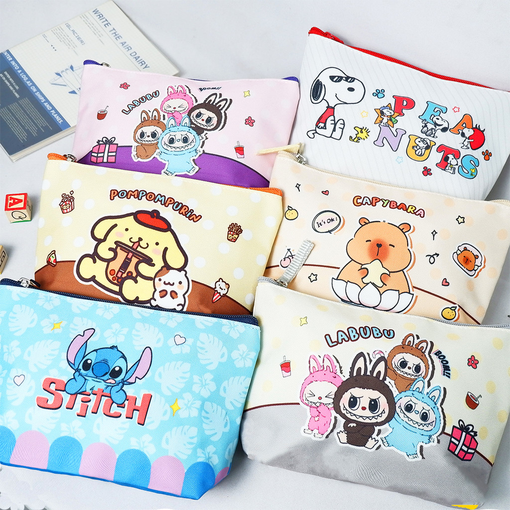 

Pouch 0374 Multifungsi Anak Karakter Lucu / Pouch Motif / Tempat Alat Tulis / Pouch Zipper