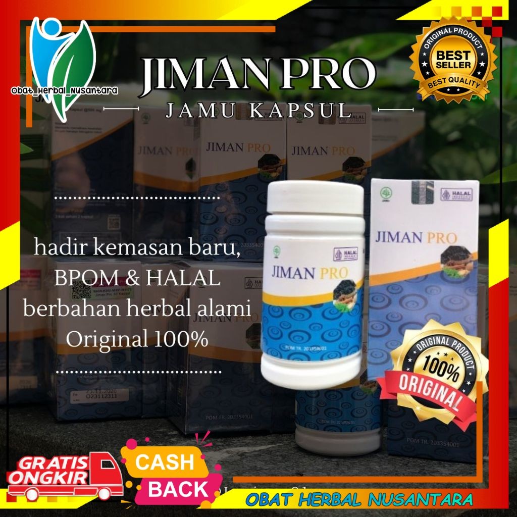 KAPSUL JIMAN PRO ORI DISTRIBUTOR RESMI JIMAN PRO HERBAL JIMAN PRO obat herbal terpercaya mengatasi b