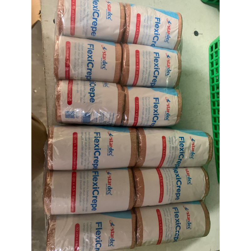 FM CREPE / FLEXI CREPE / Poli crepe policrepe  inelastis bandit/perban elastis/ patah tulang  perban