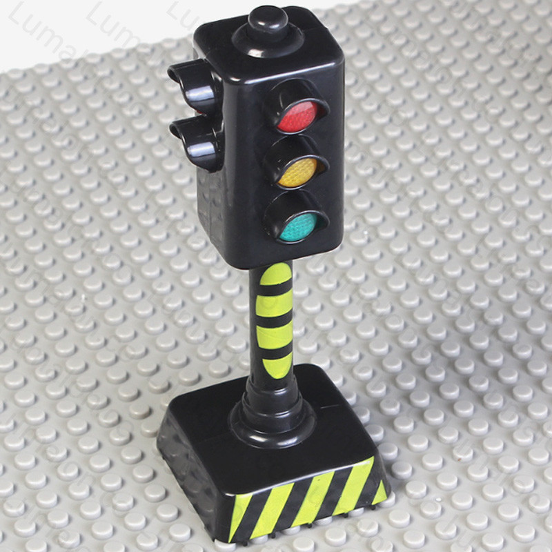 Mainan Lampu Lalu Lintas Suara Anak-anak Alat Sinyal Lalu Lintas / Papan Nama / Simulasi Keselamatan