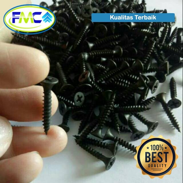 Skrup Gypsum GRC Sekrup Baut Plafon 2cm 3cm 4cm 5cm Camel 1 Pak - 2.5 cm