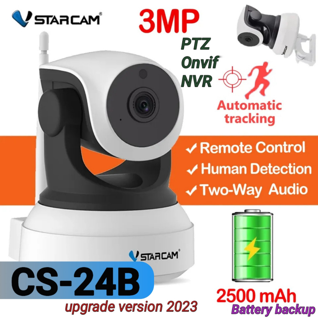 kamera cctv Indoor  "Alien" Vstarcam CS-24B battery backup 3MP