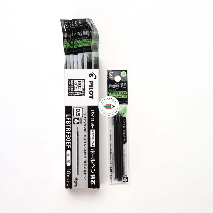 

MURAH MERIAH PILOT FRIXION 3 IN 1 REFILL - ISI ULANG PEN FRIXION 3 IN 1 (3 warna) - Hitam