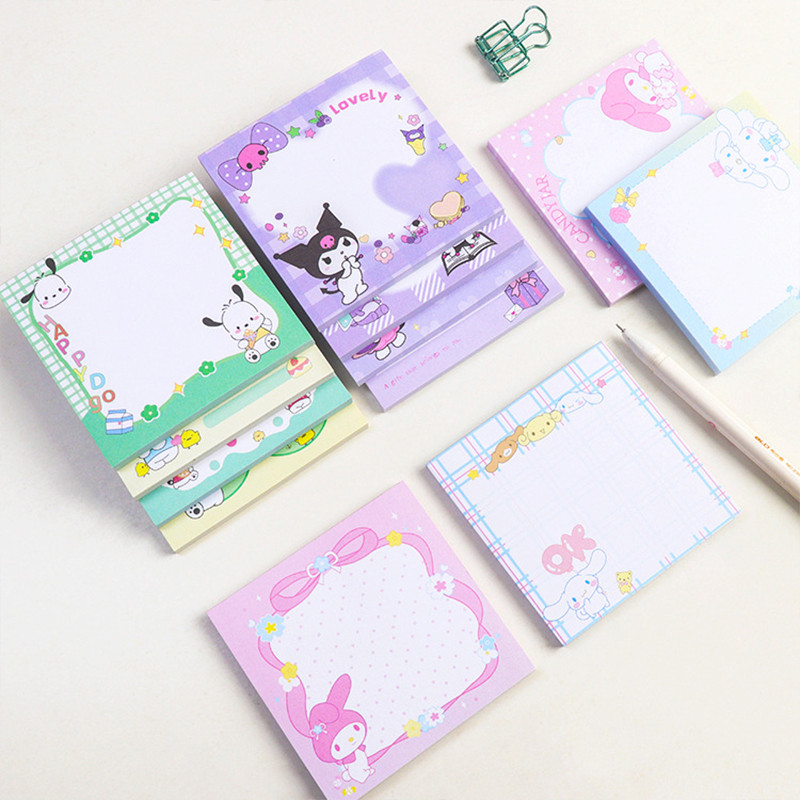 

COD Buku Memo Kartun Lucu Gaya Ins Catatan Tempel Pesan Portabel Kertas Memo Scrapbook Sanrio
