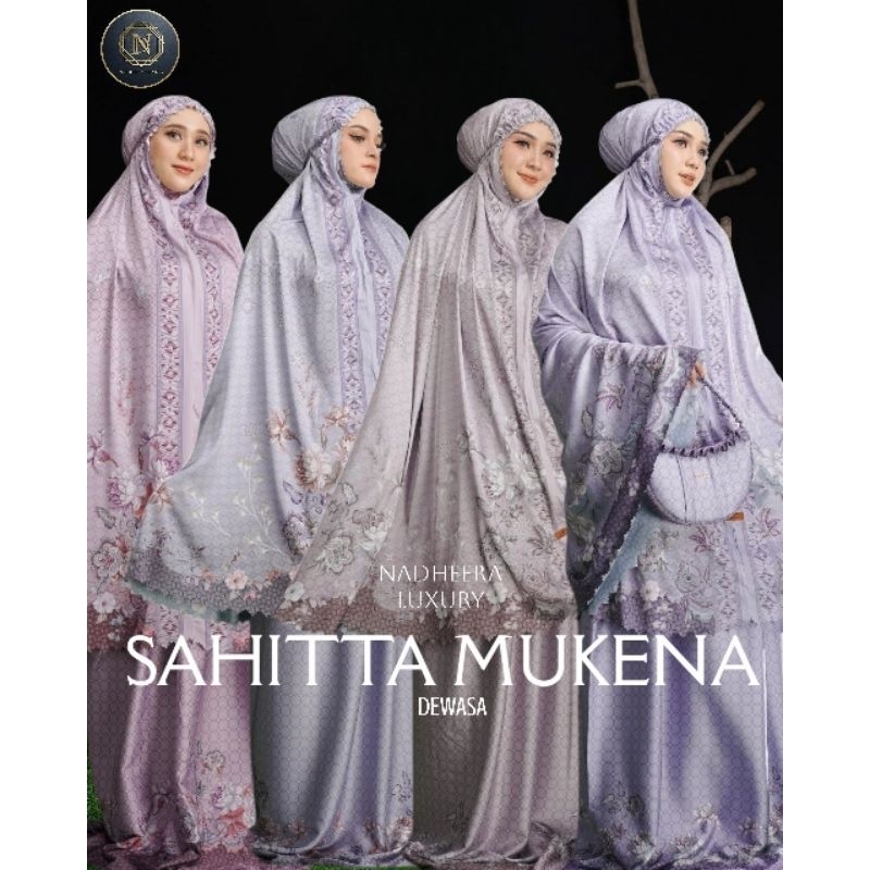 [BISA COD]NADHEERA LUXURY/SAHITTA MUKENA PREMIUM/BAHAN SUTRA/SILKANIA