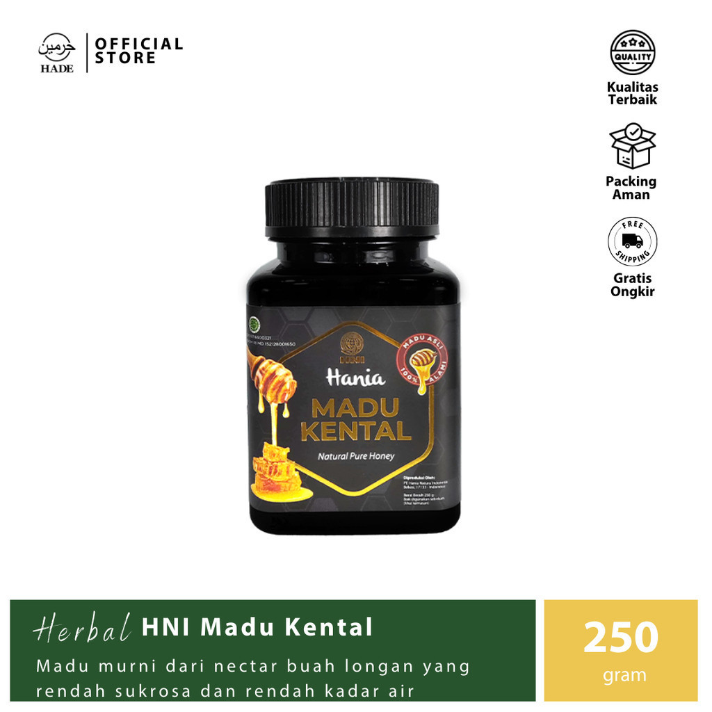 

Hania Madu Kental 100% madu asli (natural pure honey) CPT
