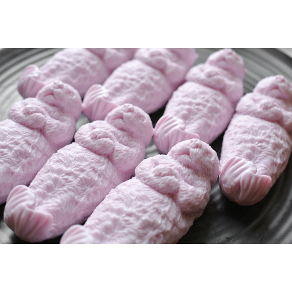 

Mold Silicone Shape Animals Handmade DIY Soap Mould Good Molds Aroma Stone Moulds Otter Soap Cute Silicone Rubber PRZY 001