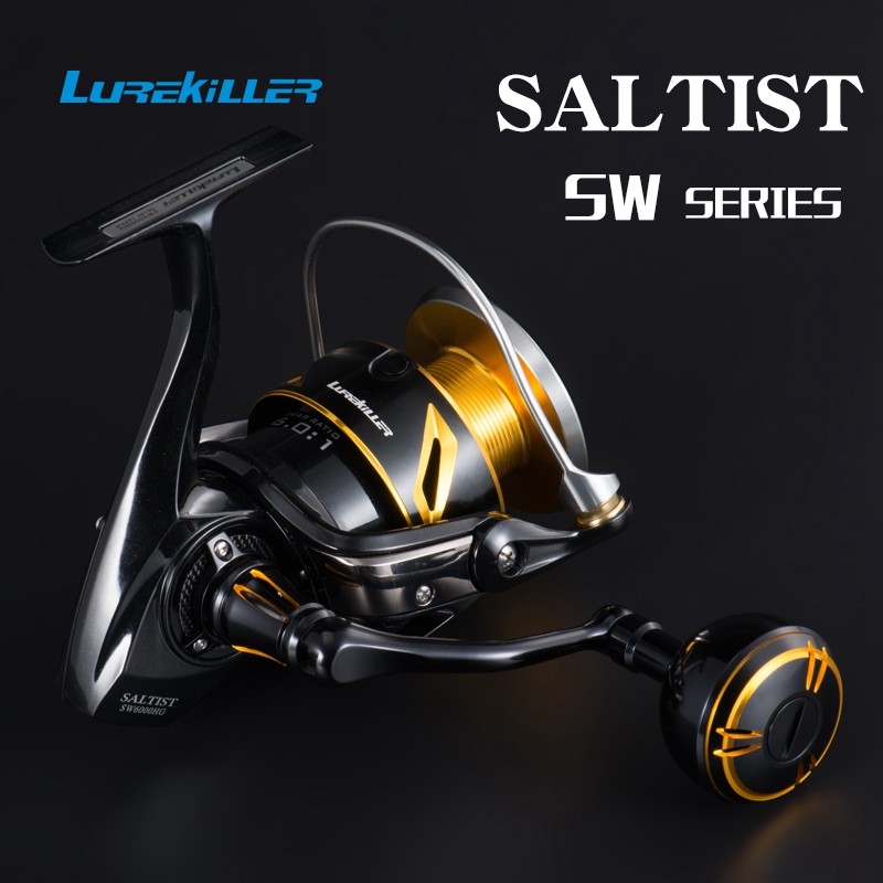 Japan Made Lurekiller Saltist SW4000XG/5000XG/6000HG/10000HG Metal Saltwater Spinning Reel Jigging R