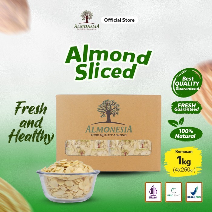 

Almonesia Sliced Almond - 4 x 250gr