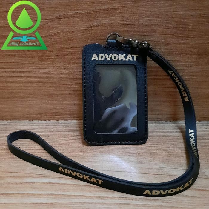

READY Tempat Id Card Kulit Advokat - Hitam