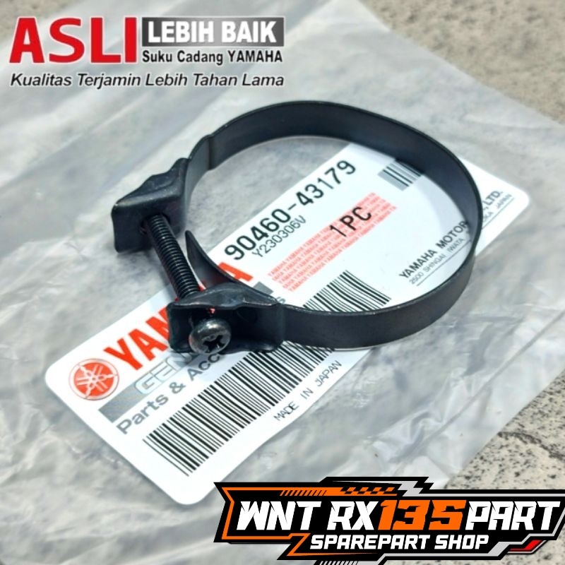 CLAMP KLEM KLEMAN KARBU MANIPUL MANIFOLD RX KING RXK RXS RXR YT RXZ RZR ORIGINAL YAMAHA JAPAN | 9046