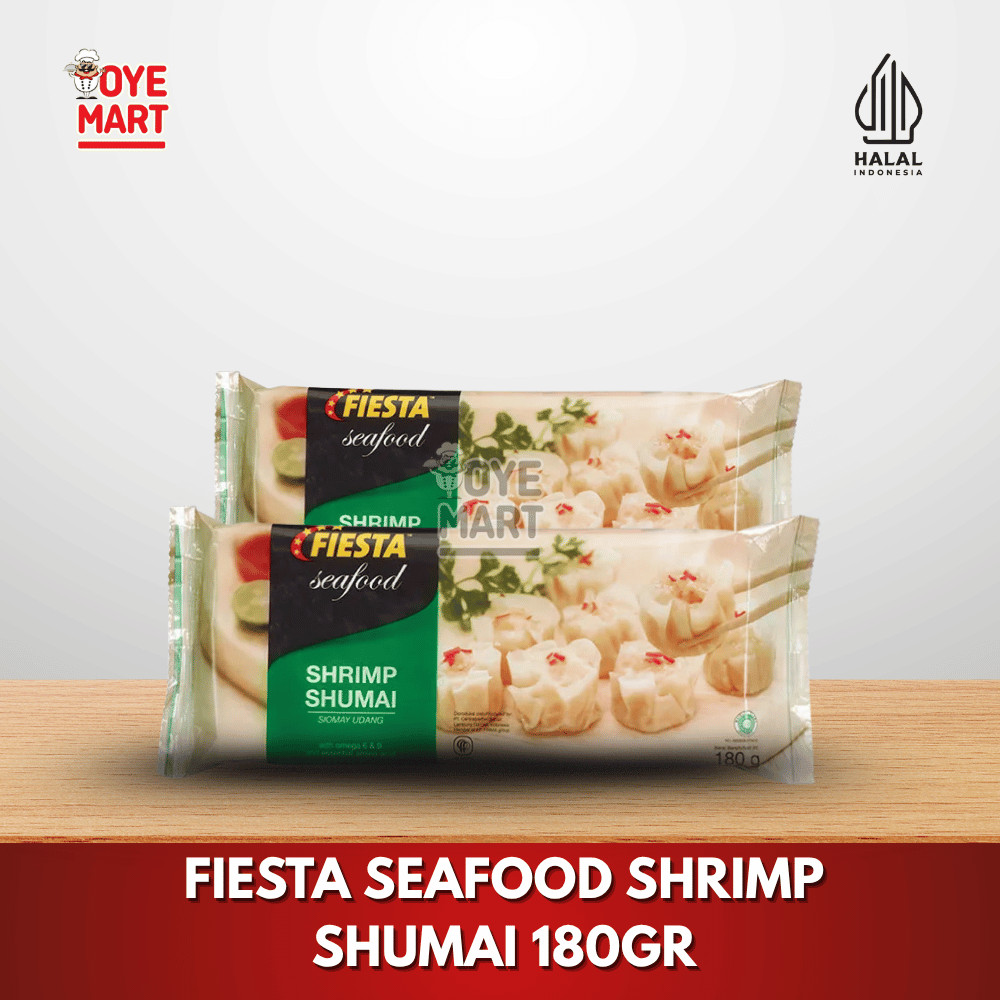 

FIESTA SEAFOOD SIOMAY UDANG 180GR SHRIMP SHUMAI DIMSUM ISI 10